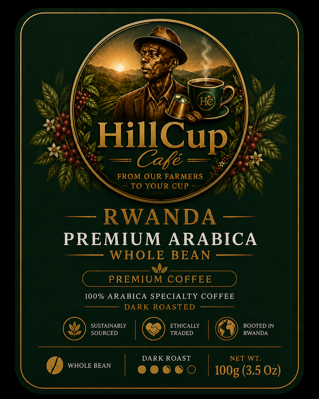 Rwanda Dark Roast 100g
