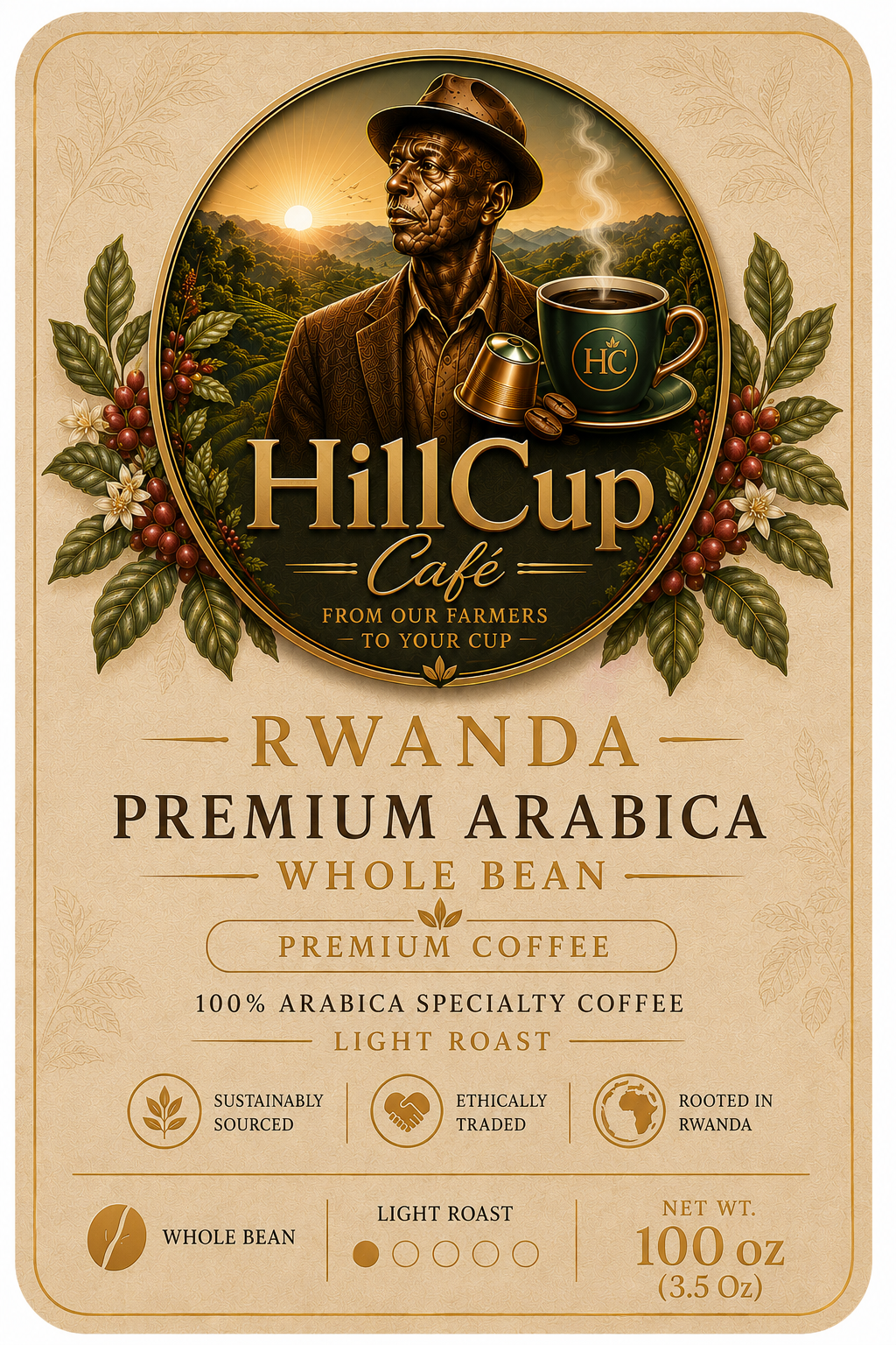 Rwanda Medium Roast 100g
