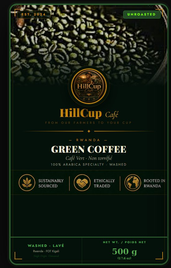Rwanda Green Coffee 500g